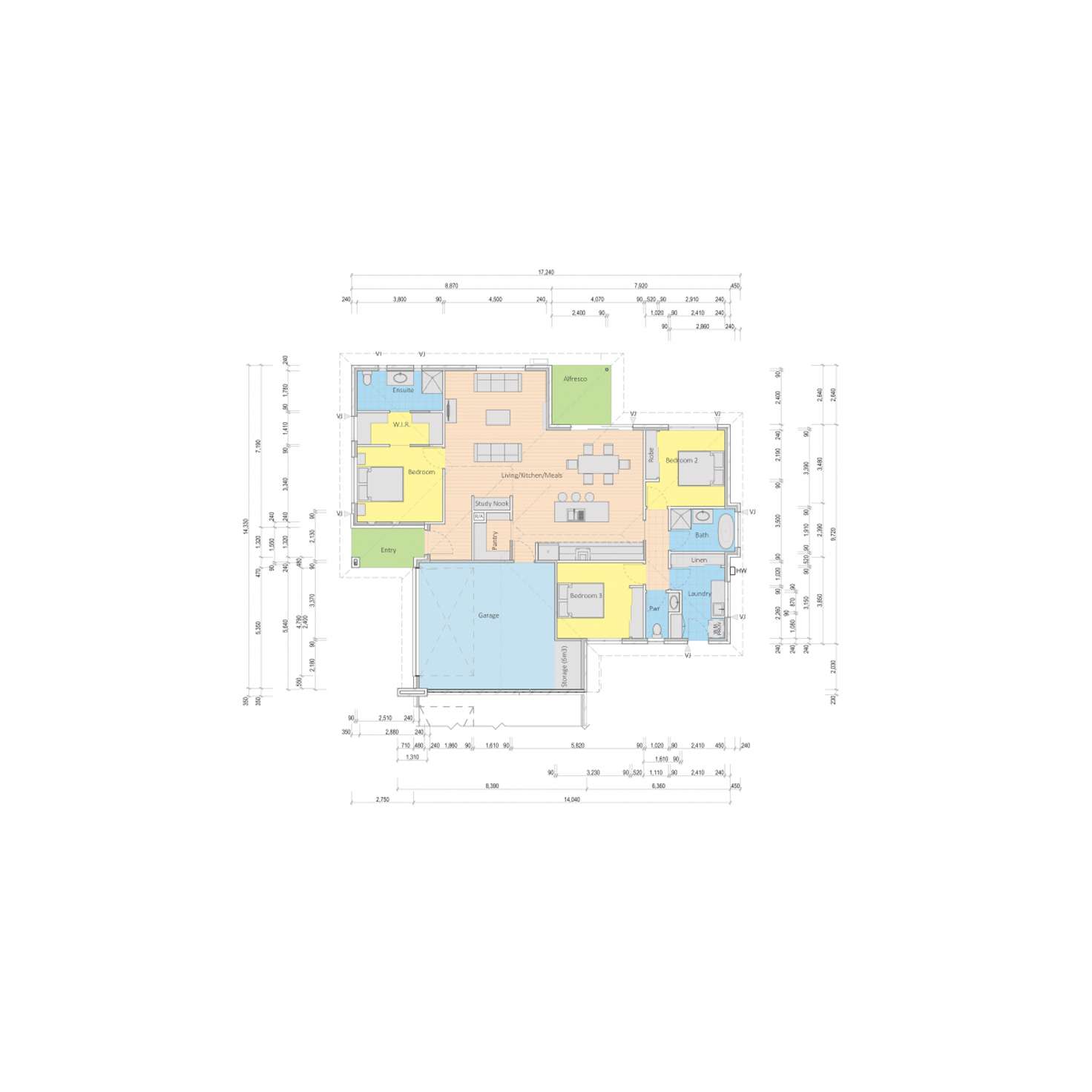 Floorplan of Homely townhouse listing, 4 Lapwing Lane, Sale VIC 3850