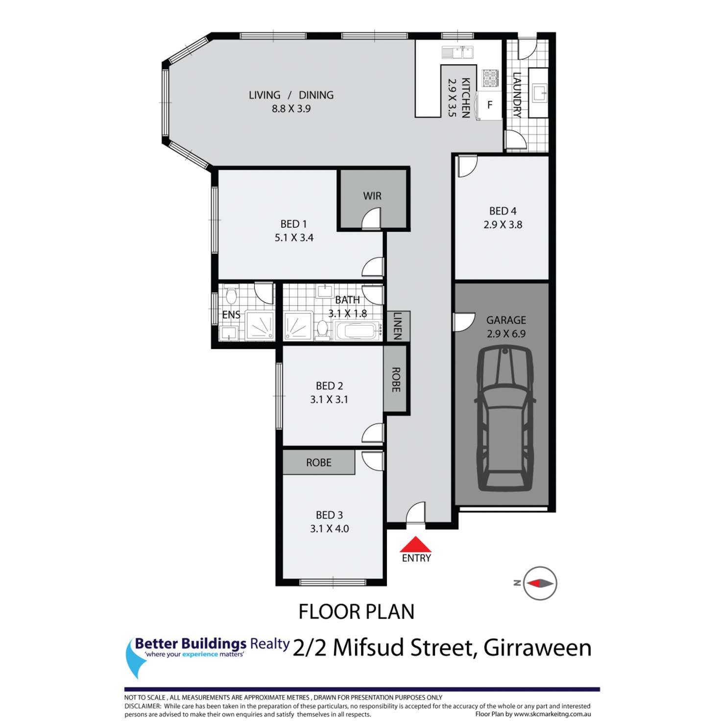 Floorplan of Homely townhouse listing, 2/2 Mifsud Street, Girraween NSW 2145