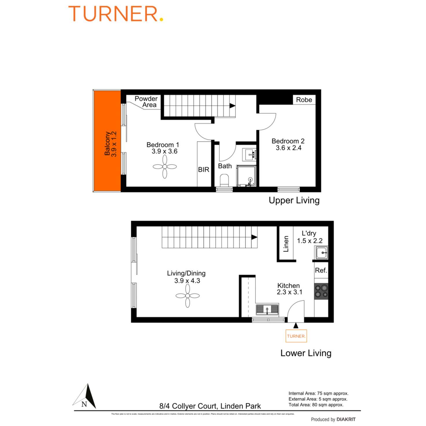 Floorplan of Homely unit listing, 8/4 Collyer Court, Linden Park SA 5065