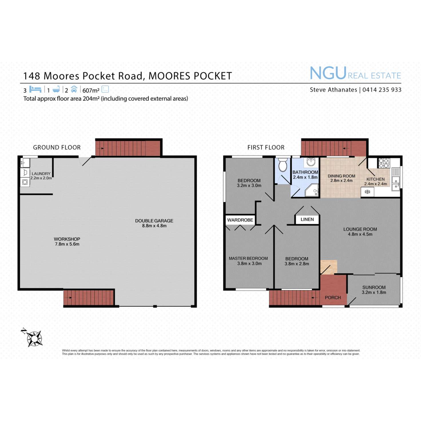 Floorplan of Homely house listing, 148 Moores Pocket Road, Moores Pocket QLD 4305