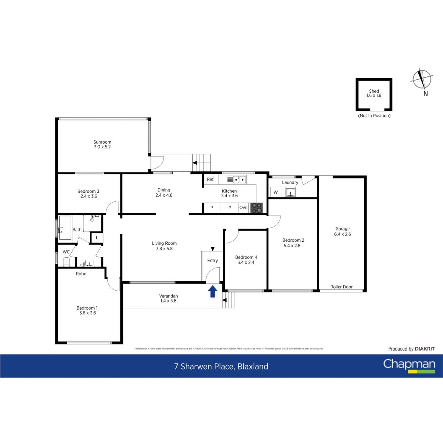 Floorplan of Homely house listing, 7 Sharwen Place, Blaxland NSW 2774
