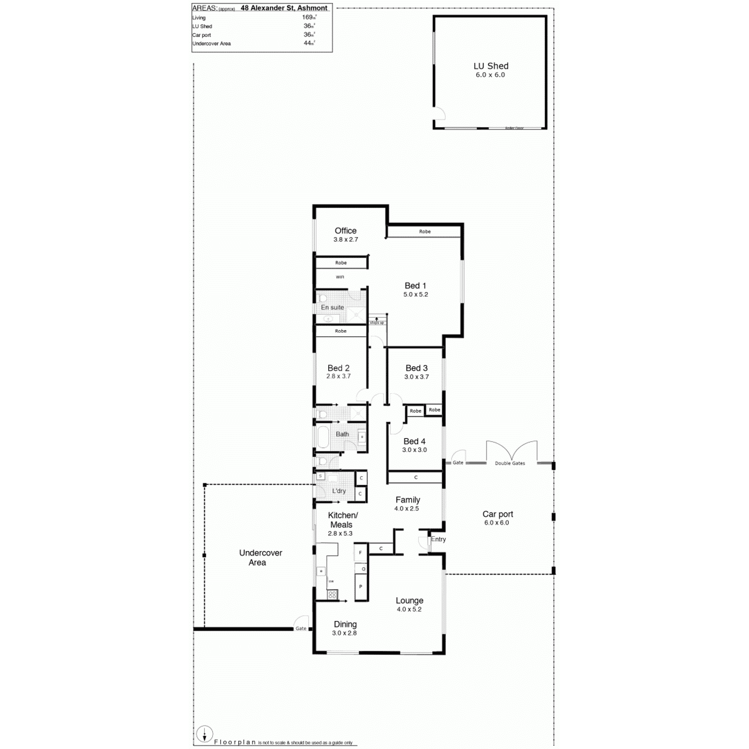 Floorplan of Homely house listing, 48 Alexander Street, Ashmont NSW 2650