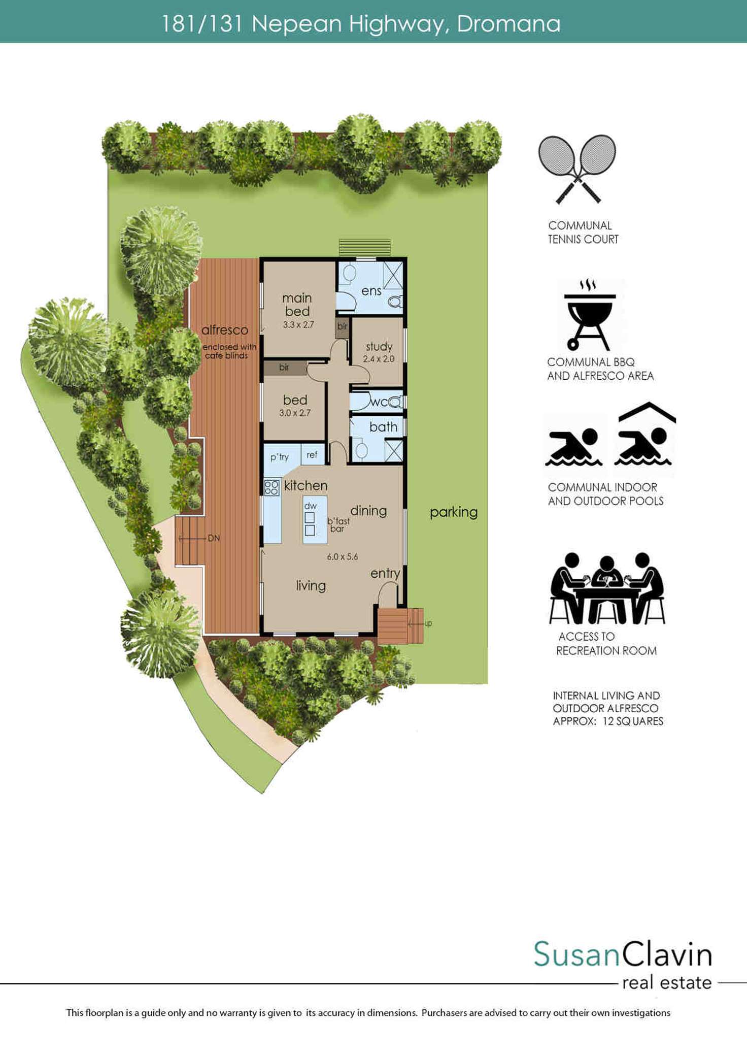 Floorplan of Homely unit listing, 181/131 Nepean Highway, Dromana VIC 3936