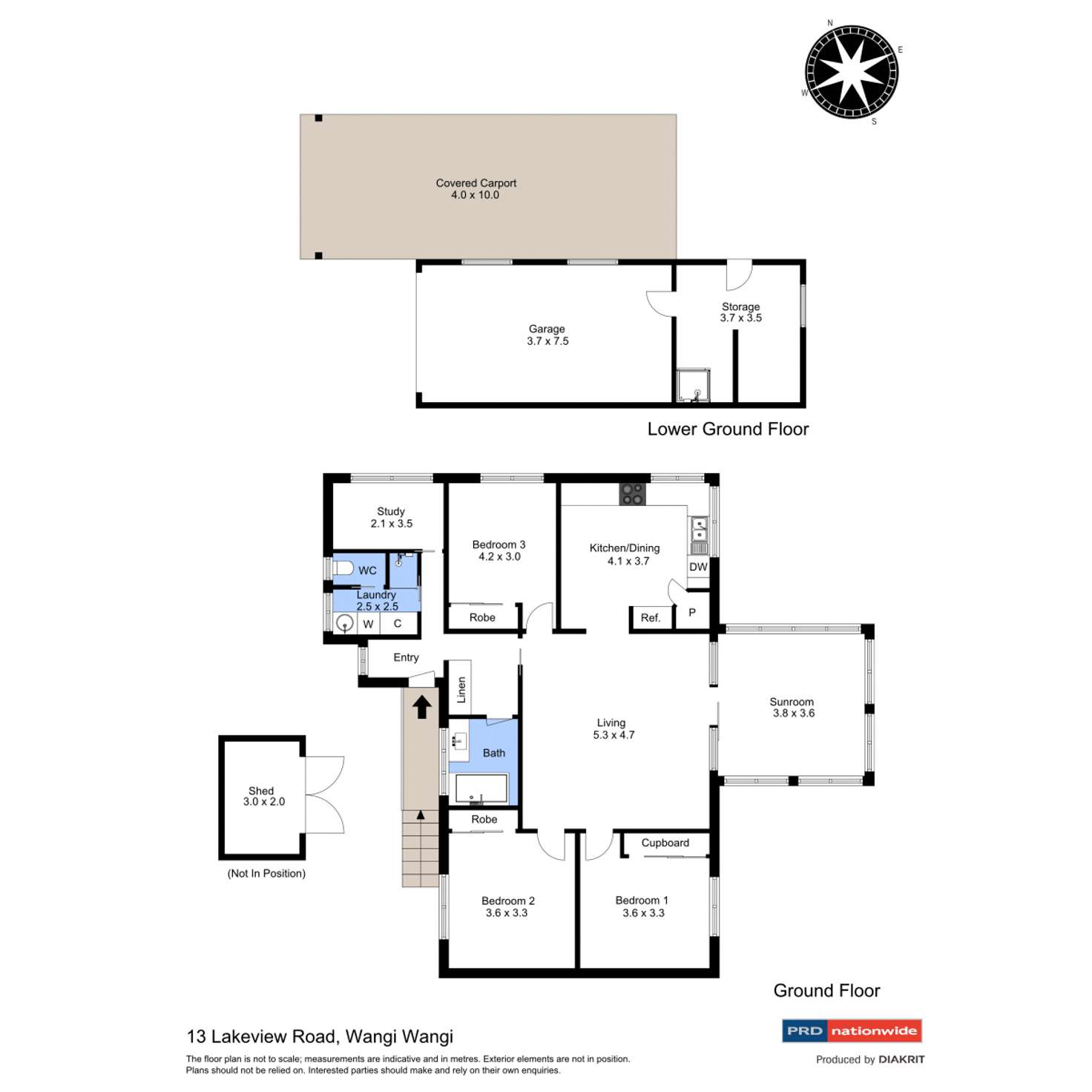 Floorplan of Homely house listing, 13 Lakeview Road, Wangi Wangi NSW 2267