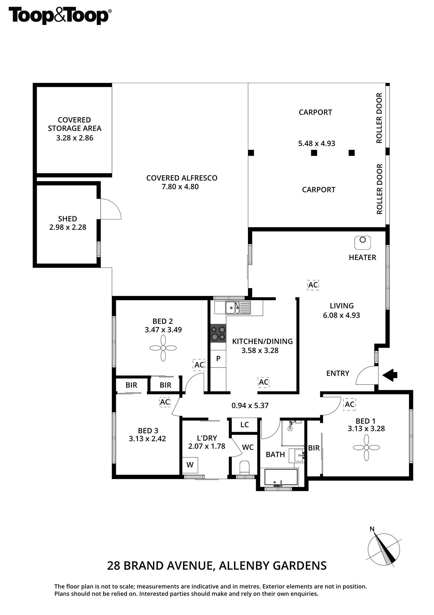 Floorplan of Homely house listing, 28 Brand Avenue, Allenby Gardens SA 5009