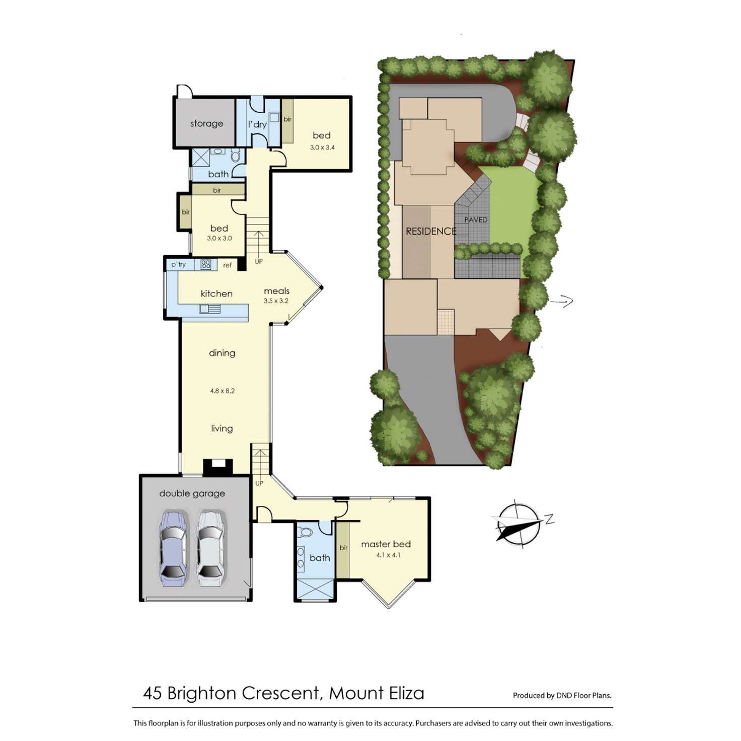 Floorplan of Homely house listing, 45 Brighton Crescent, Mount Eliza VIC 3930