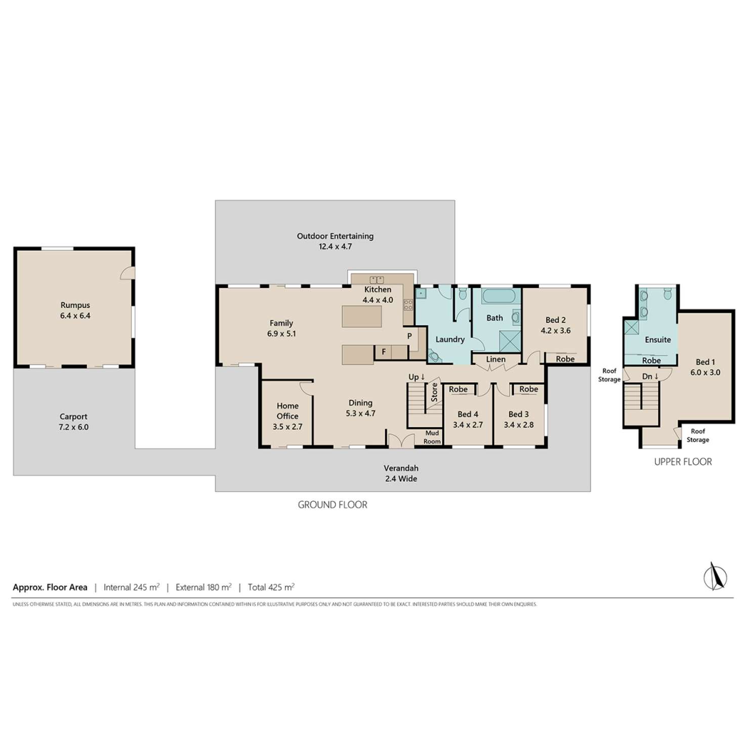 Floorplan of Homely house listing, 1 Montgomery Court, Heritage Park QLD 4118