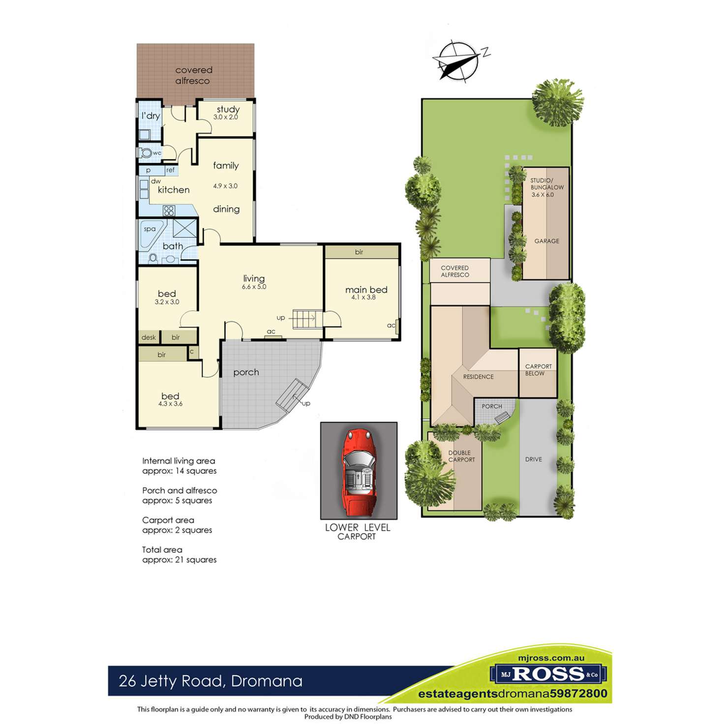 Floorplan of Homely house listing, 26 Jetty Road, Dromana VIC 3936