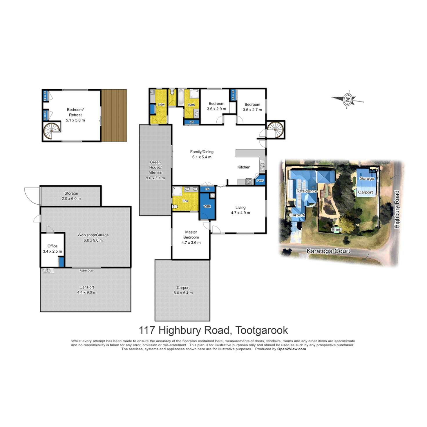 Floorplan of Homely house listing, 117 Highbury Road, Tootgarook VIC 3941