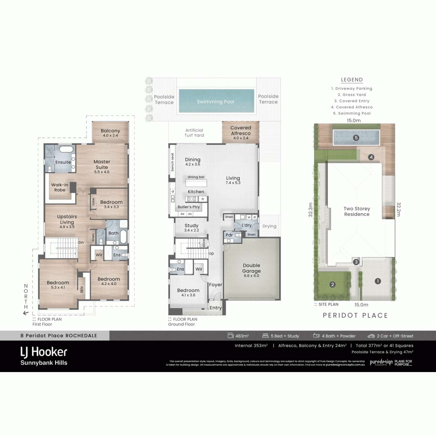 Floorplan of Homely house listing, 8 Peridot Place, Rochedale QLD 4123