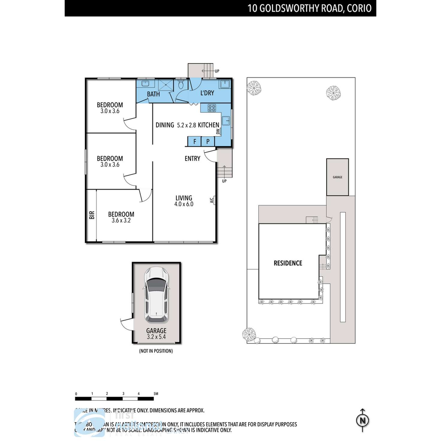 Floorplan of Homely house listing, 10 Goldsworthy Road, Corio VIC 3214