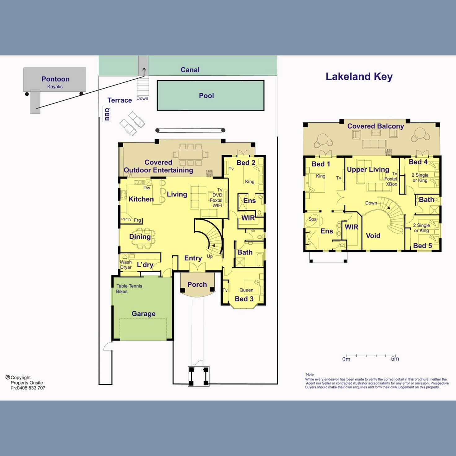 Floorplan of Homely house listing, 16 Lakeland Key, Broadbeach Waters QLD 4218