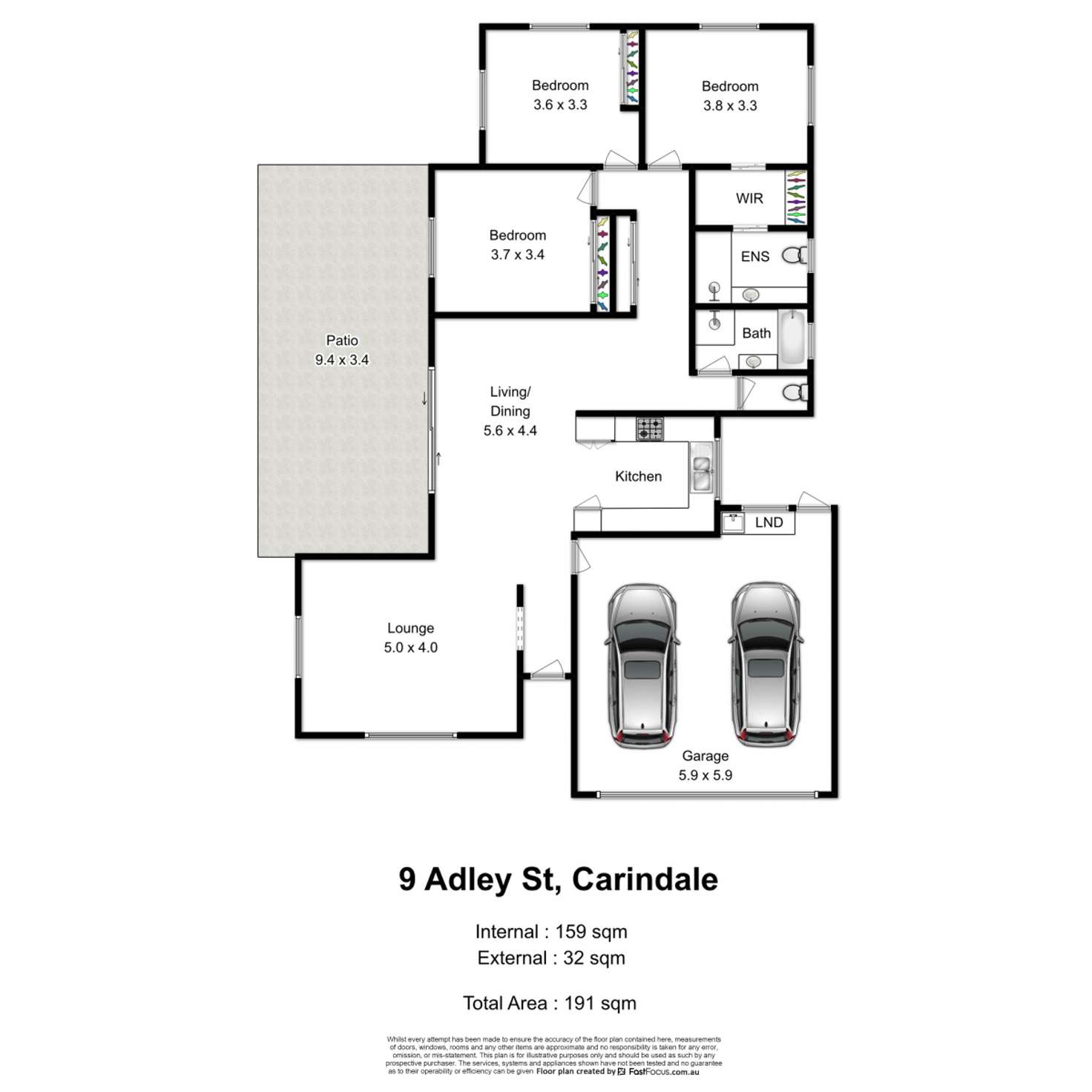 Floorplan of Homely house listing, 9 Adley Street, Carindale QLD 4152