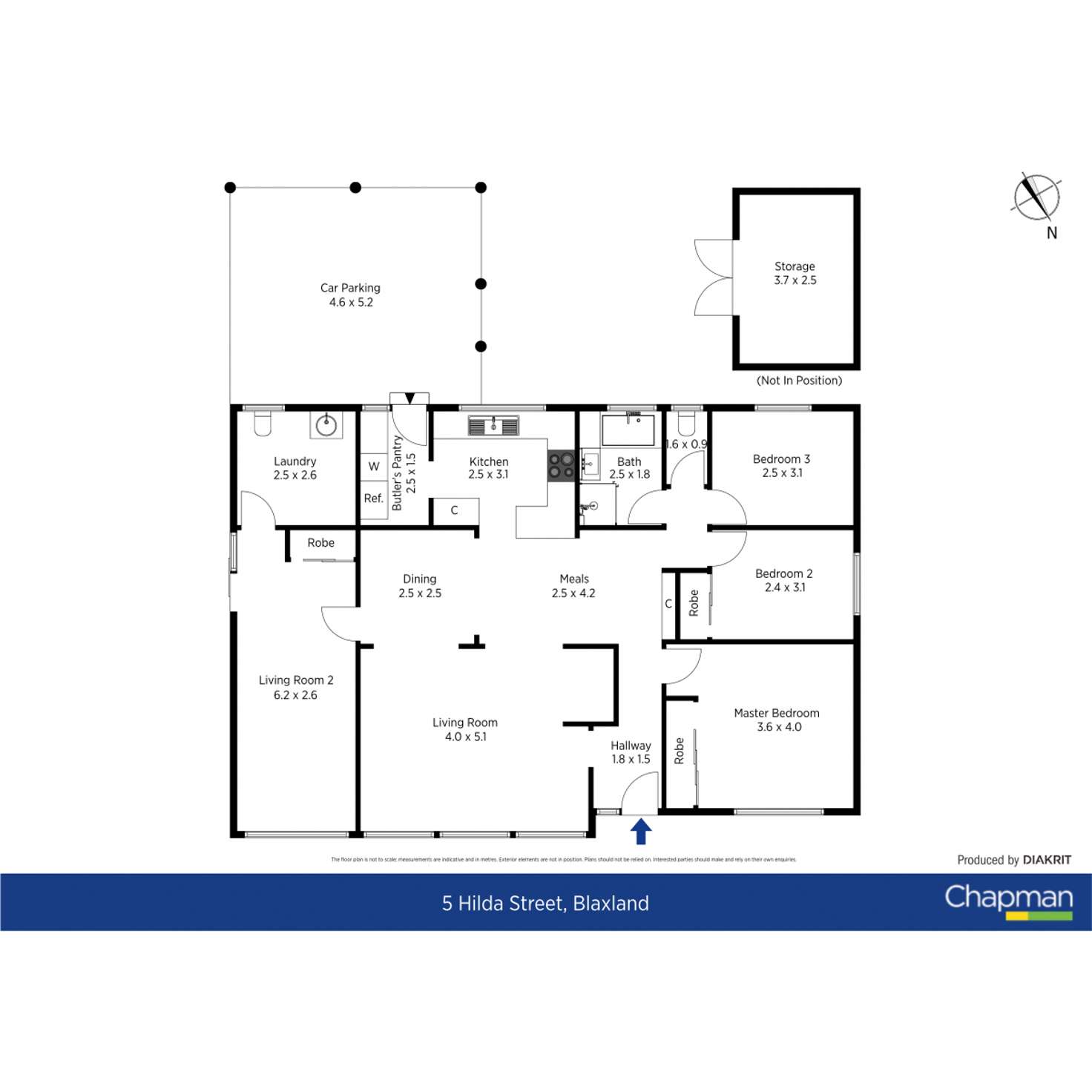 Floorplan of Homely house listing, 5 Hilda Street, Blaxland NSW 2774