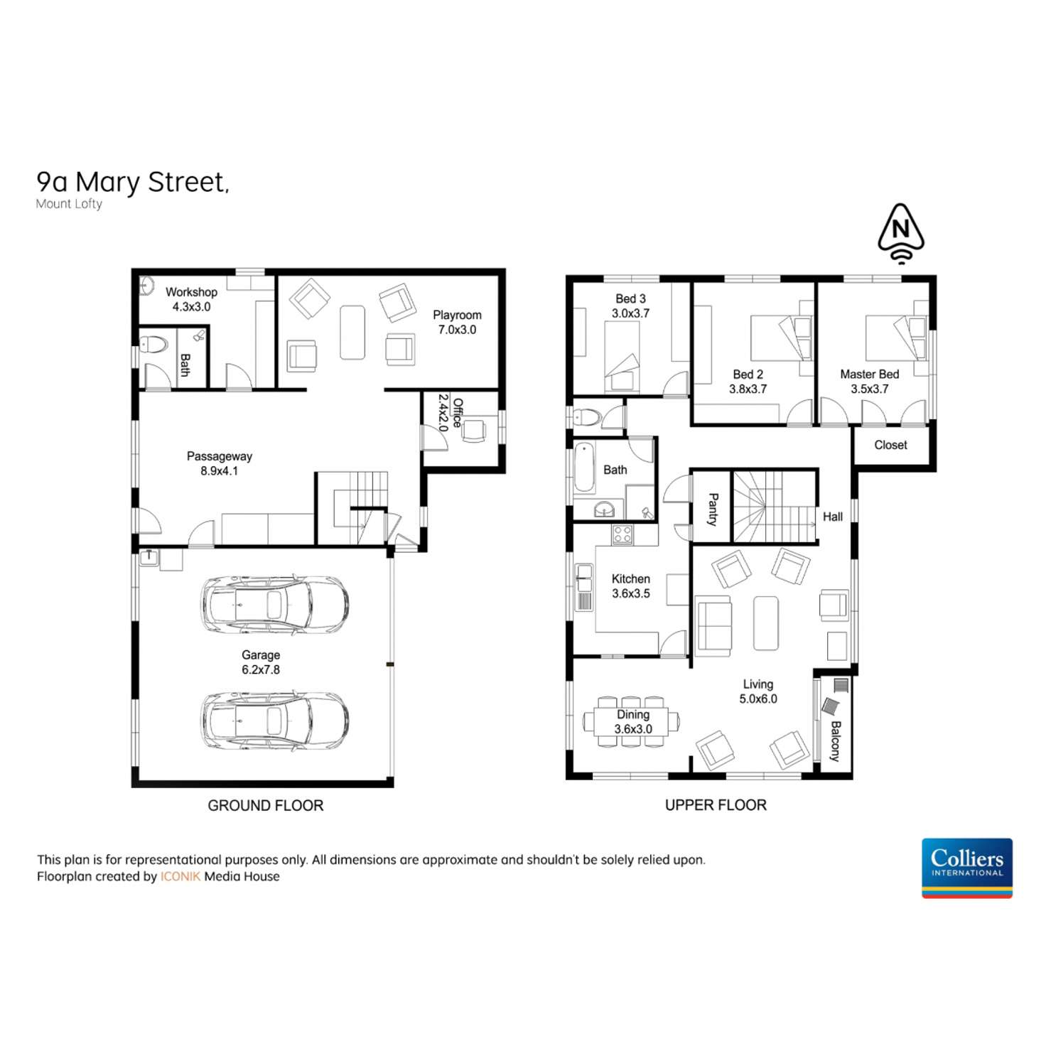 Floorplan of Homely house listing, 9A Mary Street, Mount Lofty QLD 4350