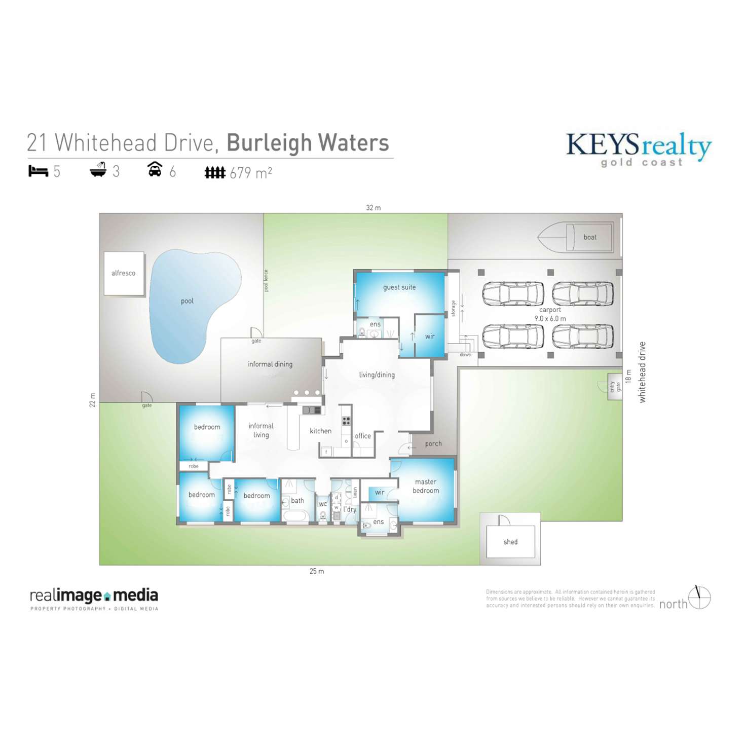 Floorplan of Homely house listing, 21 Whitehead Drive, Burleigh Waters QLD 4220