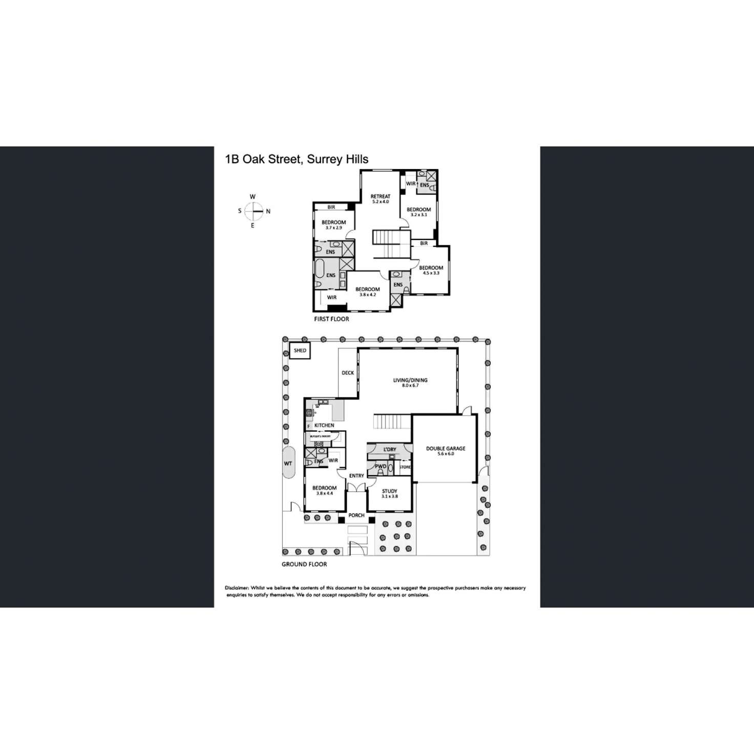 Floorplan of Homely house listing, 1B Oak Street, Surrey Hills VIC 3127