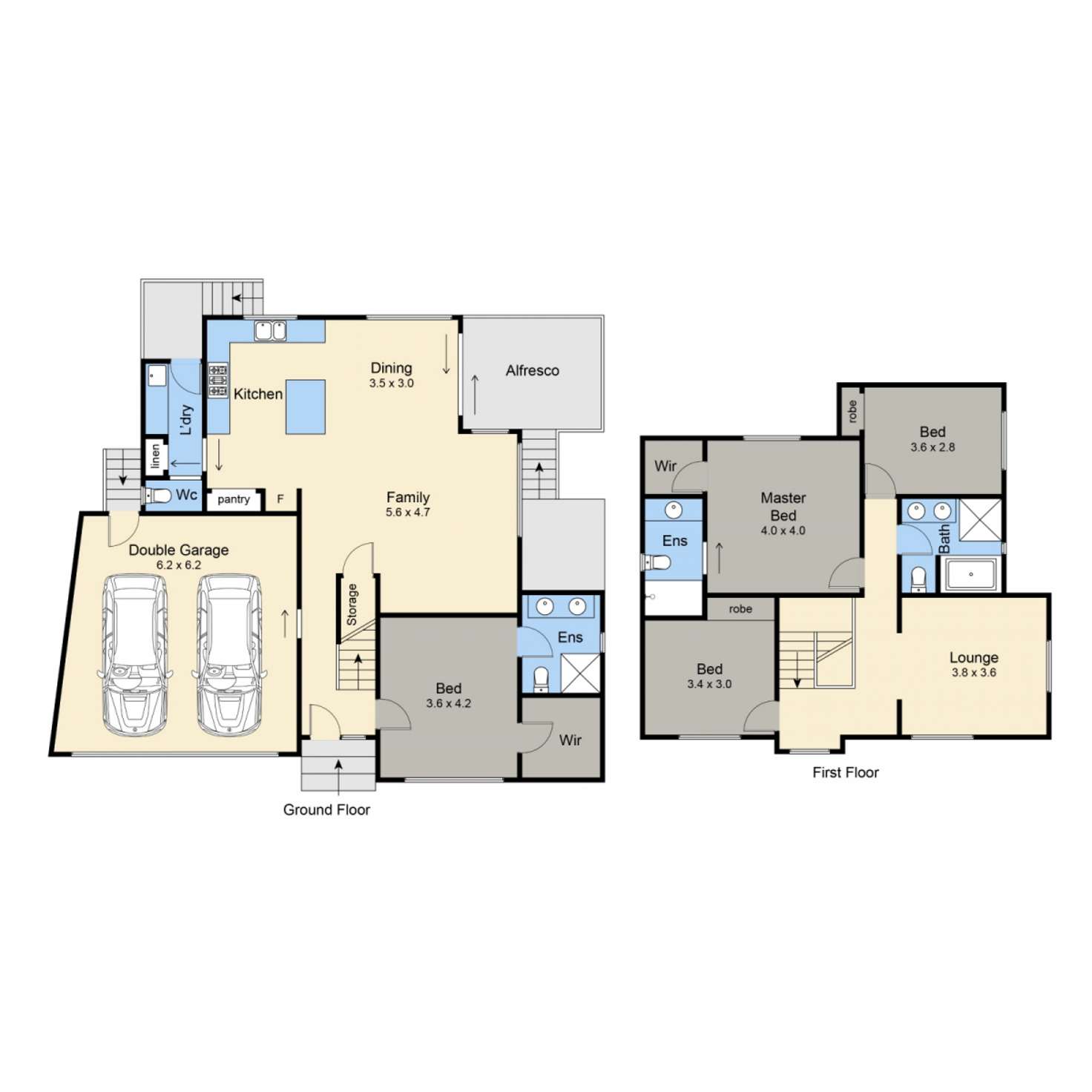 Floorplan of Homely house listing, 48A Elwers Road, Rosebud VIC 3939