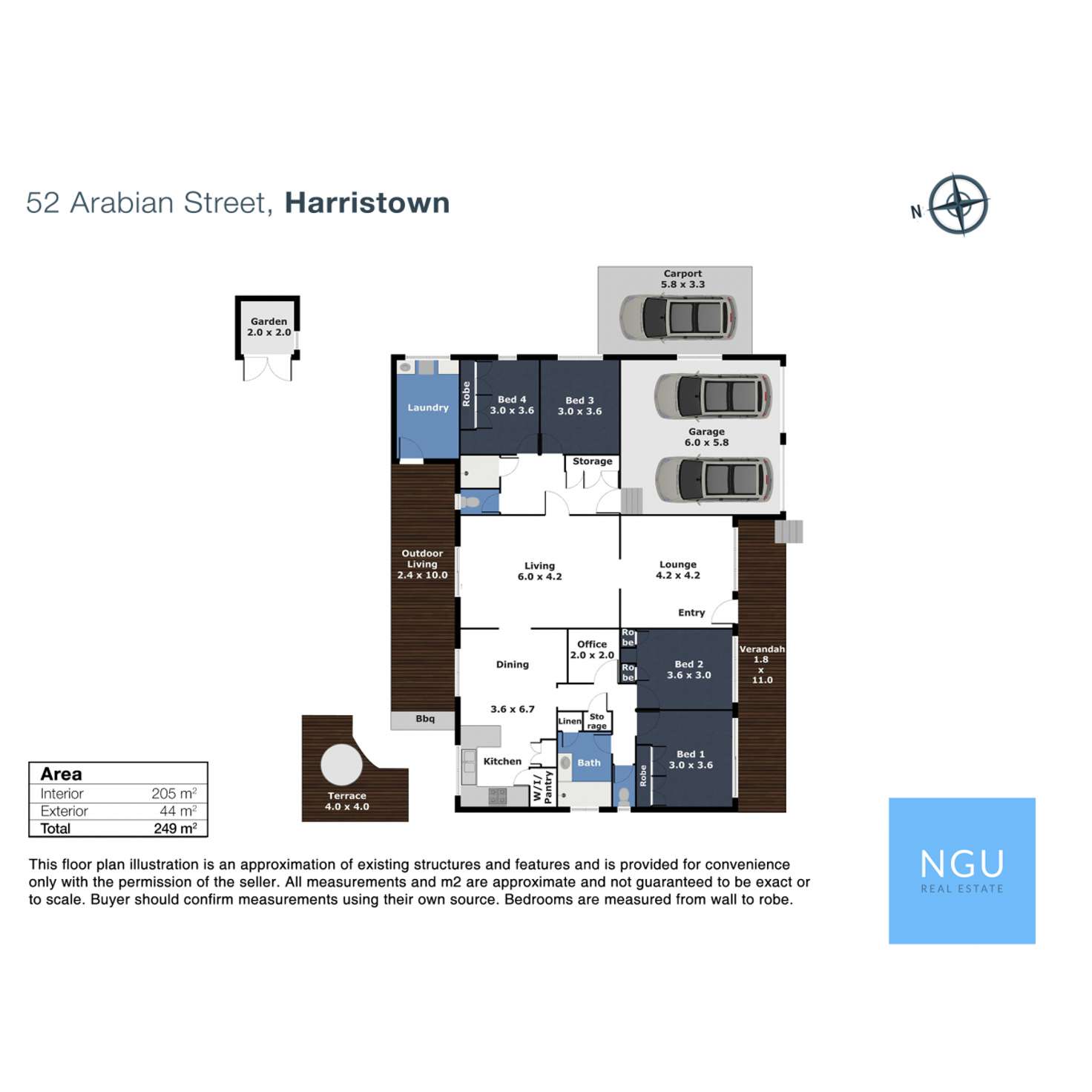 Floorplan of Homely house listing, 52 Arabian Street, Harristown QLD 4350