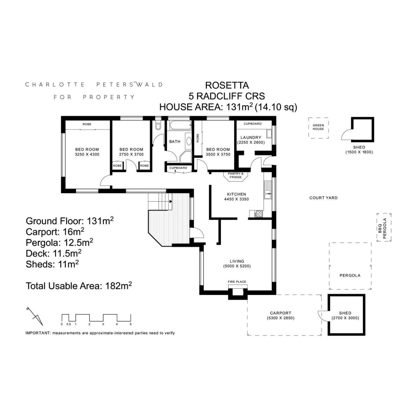 Floorplan of Homely house listing, 5 Radcliff Crescent, Rosetta TAS 7010