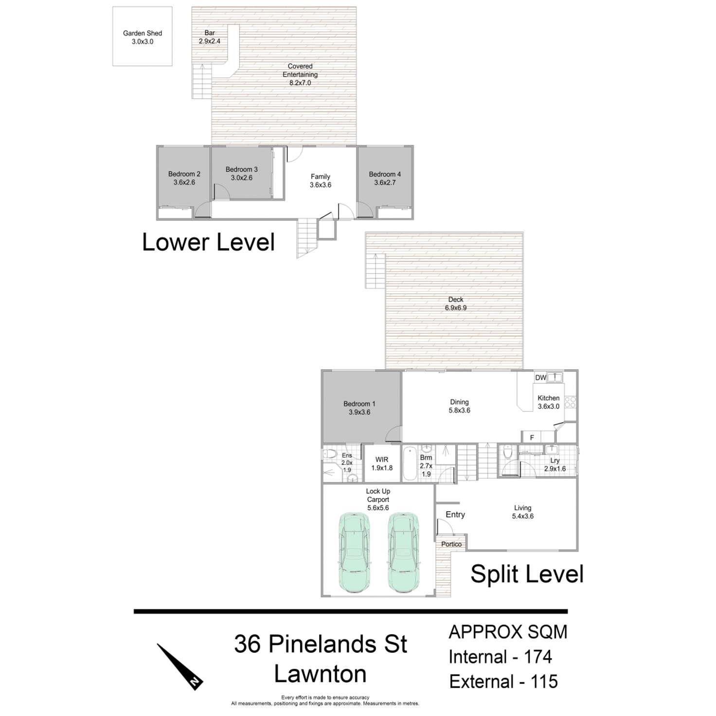 Floorplan of Homely house listing, 36 Pinelands Street, Lawnton QLD 4501