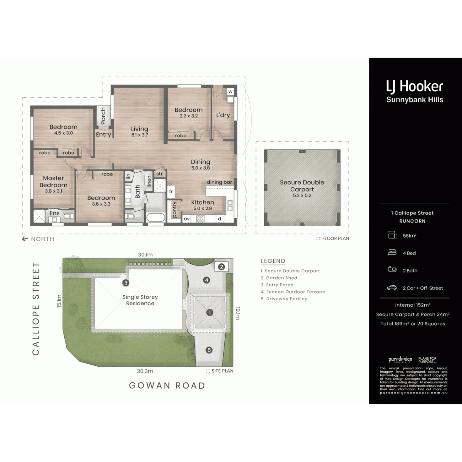 Floorplan of Homely house listing, 1 Calliope Street, Runcorn QLD 4113