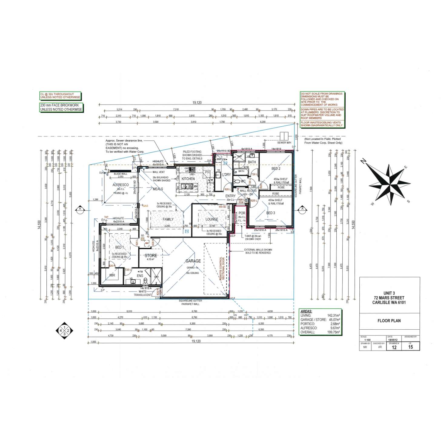 Floorplan of Homely villa listing, 72C Mars Street, Carlisle WA 6101