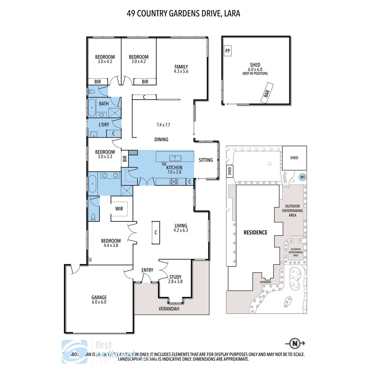 Floorplan of Homely house listing, 49 Country Gardens Drive, Lara VIC 3212