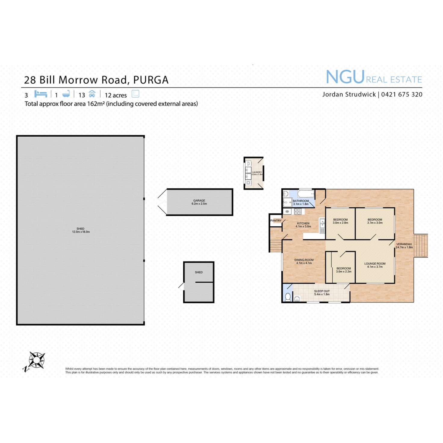 Floorplan of Homely house listing, 28 Bill Morrow Road, Purga QLD 4306