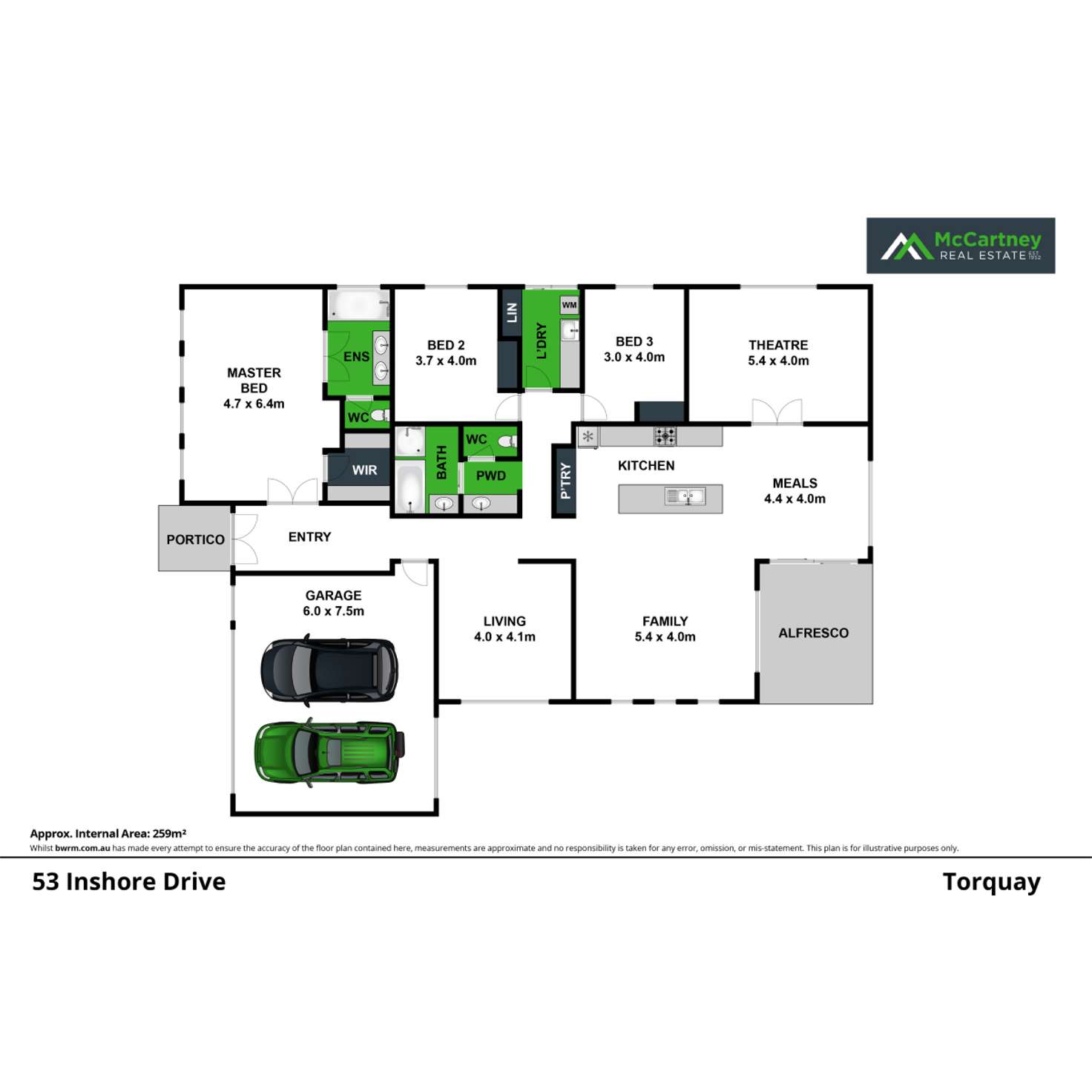 Floorplan of Homely house listing, 53 Inshore Drive, Torquay VIC 3228