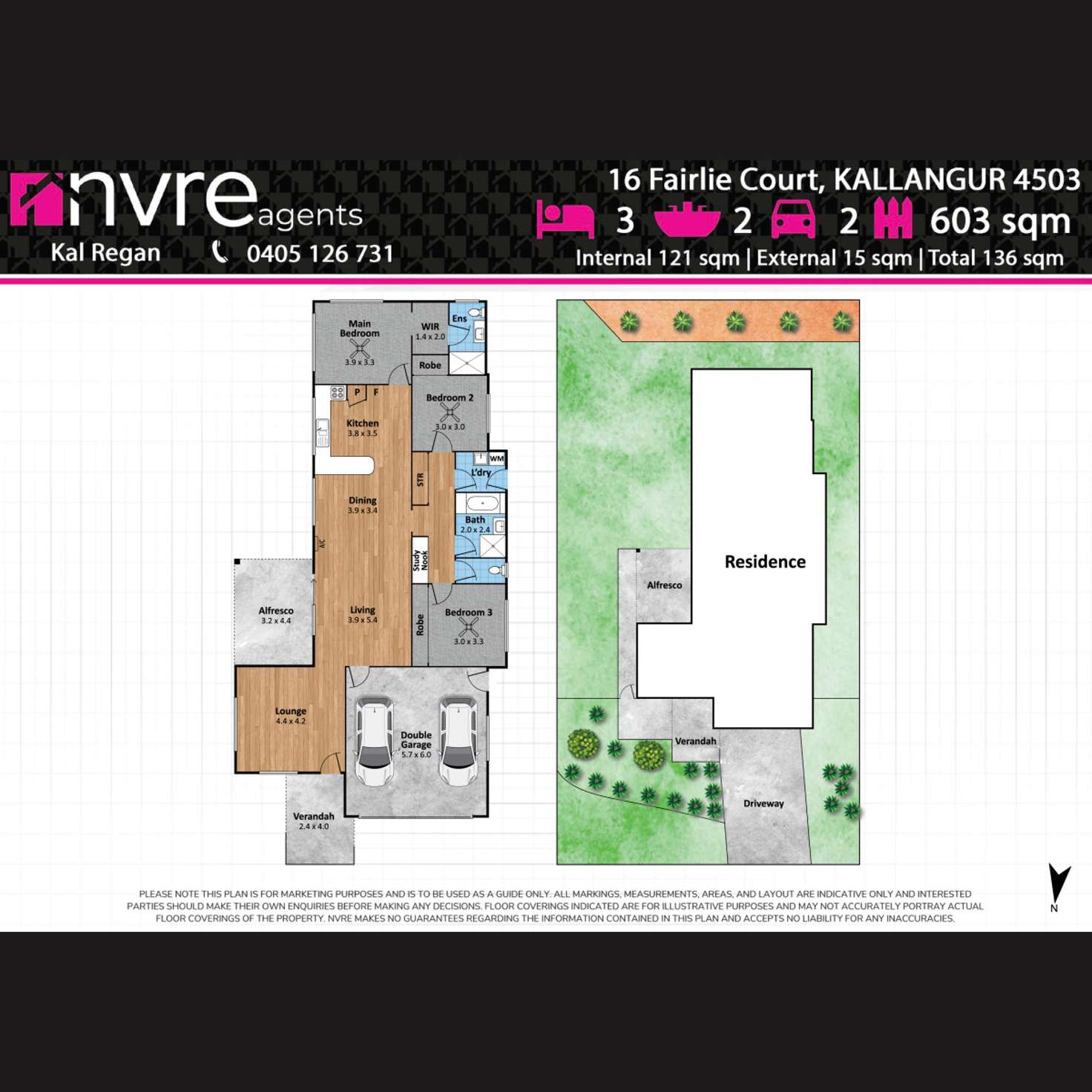 Floorplan of Homely house listing, 16 Fairlie Court, Kallangur QLD 4503