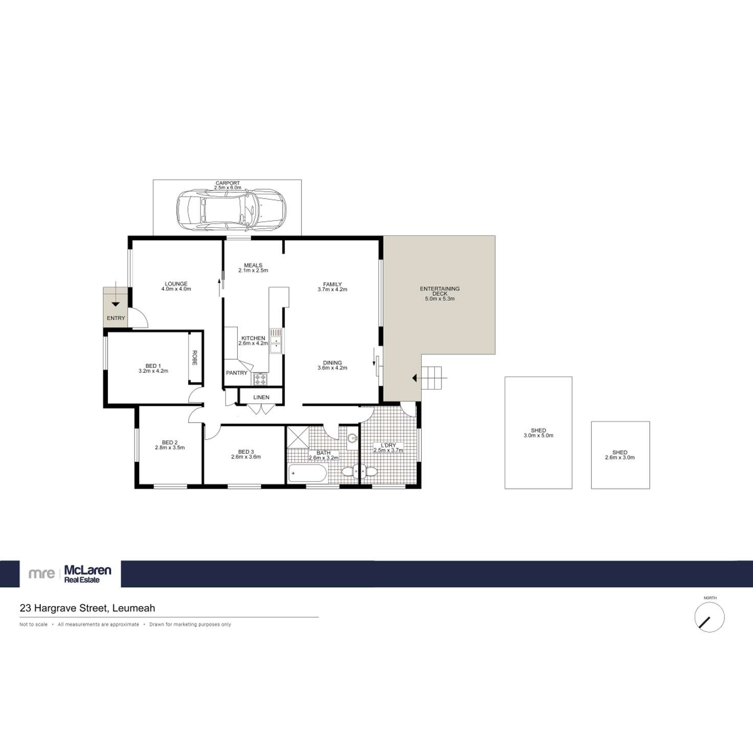 Floorplan of Homely house listing, 23 Hardgrave Street, Leumeah NSW 2560