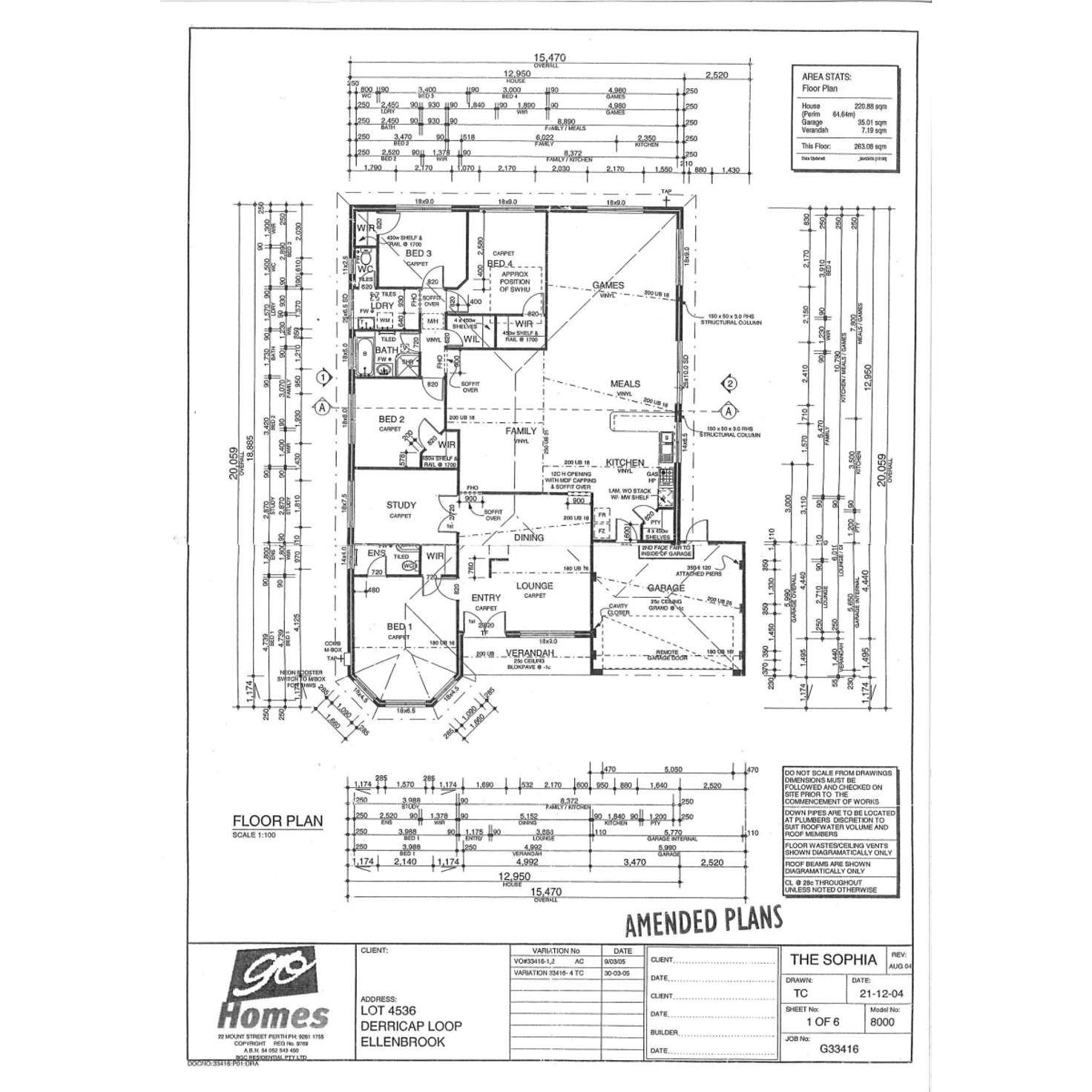 Floorplan of Homely house listing, 31 Derricap Avenue, Ellenbrook WA 6069