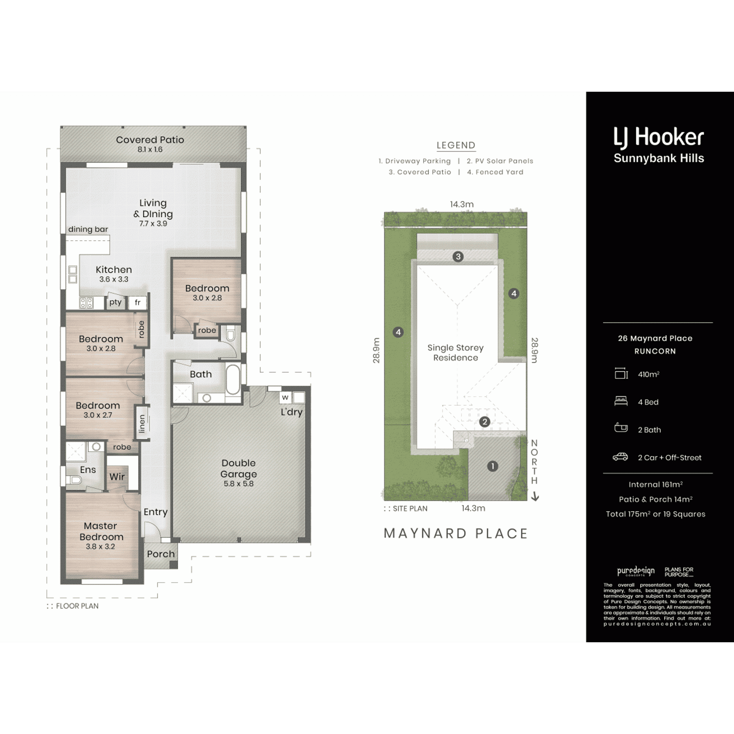 Floorplan of Homely house listing, 26 Maynard Place, Runcorn QLD 4113