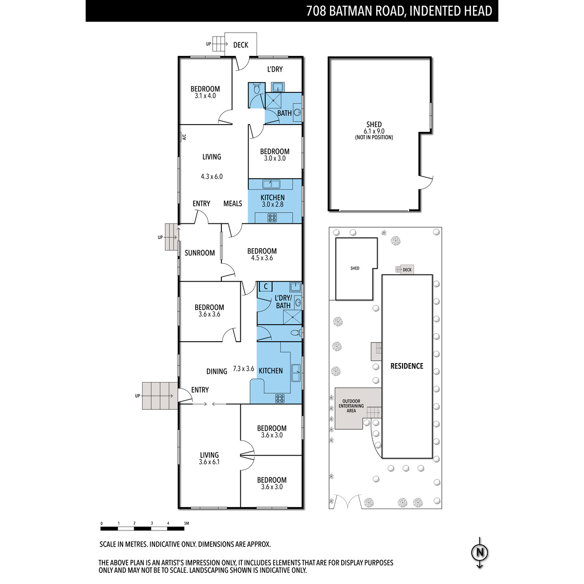 Floorplan of Homely house listing, 708 Batman Road, Indented Head VIC 3223
