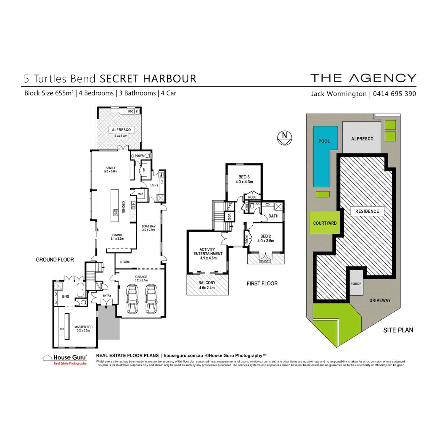 Floorplan of Homely house listing, 5 Turtles Bend, Secret Harbour WA 6173