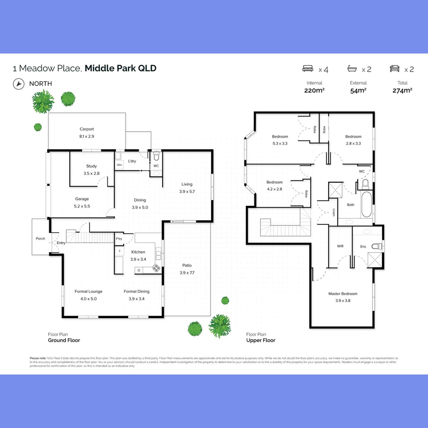 Floorplan of Homely house listing, 1 Meadow Place, Middle Park QLD 4074