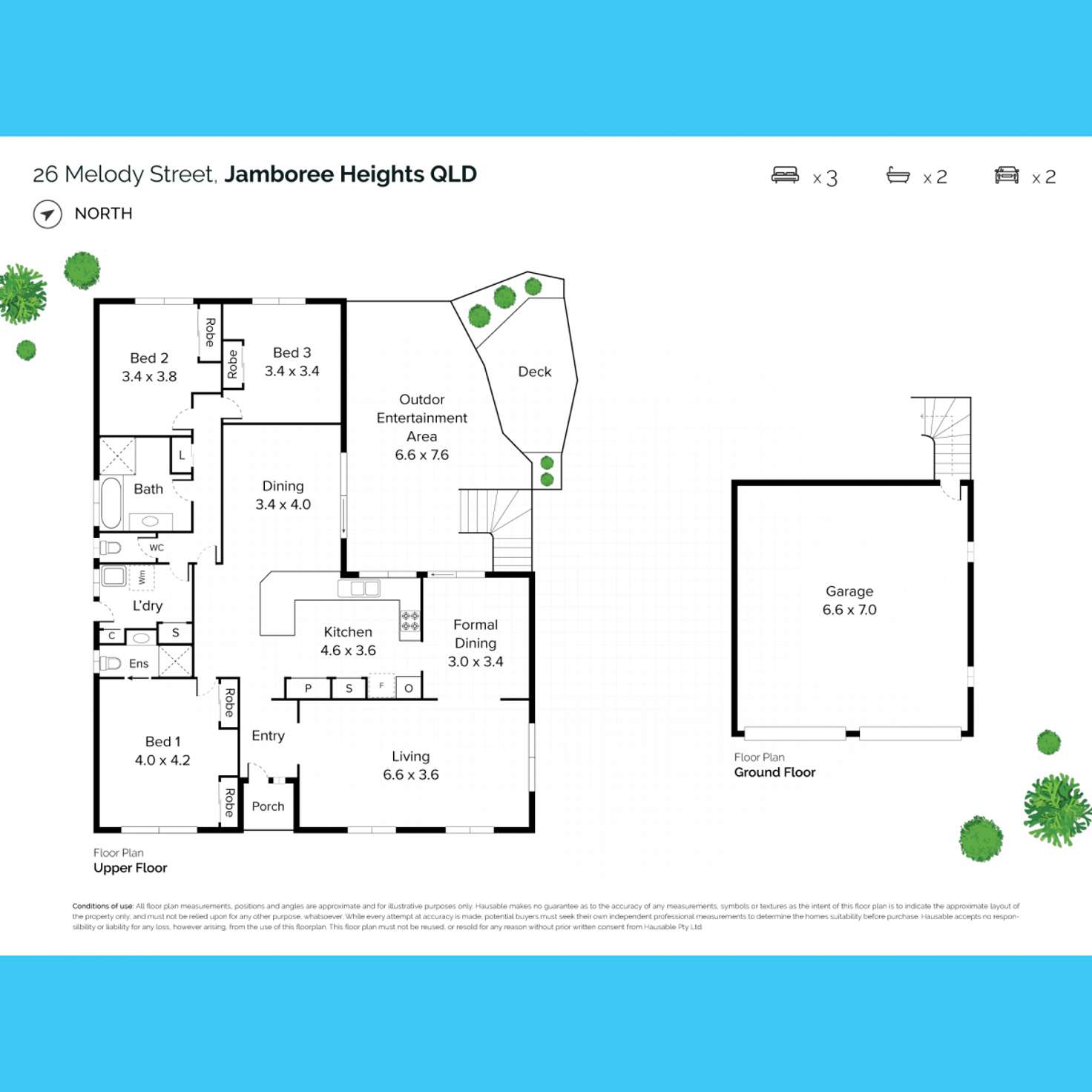 Floorplan of Homely house listing, 26 Melody Street, Jamboree Heights QLD 4074