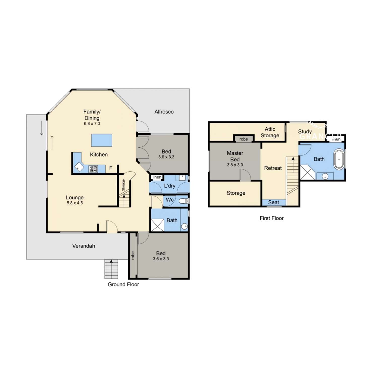 Floorplan of Homely house listing, 14 Avon Road, Rye VIC 3941