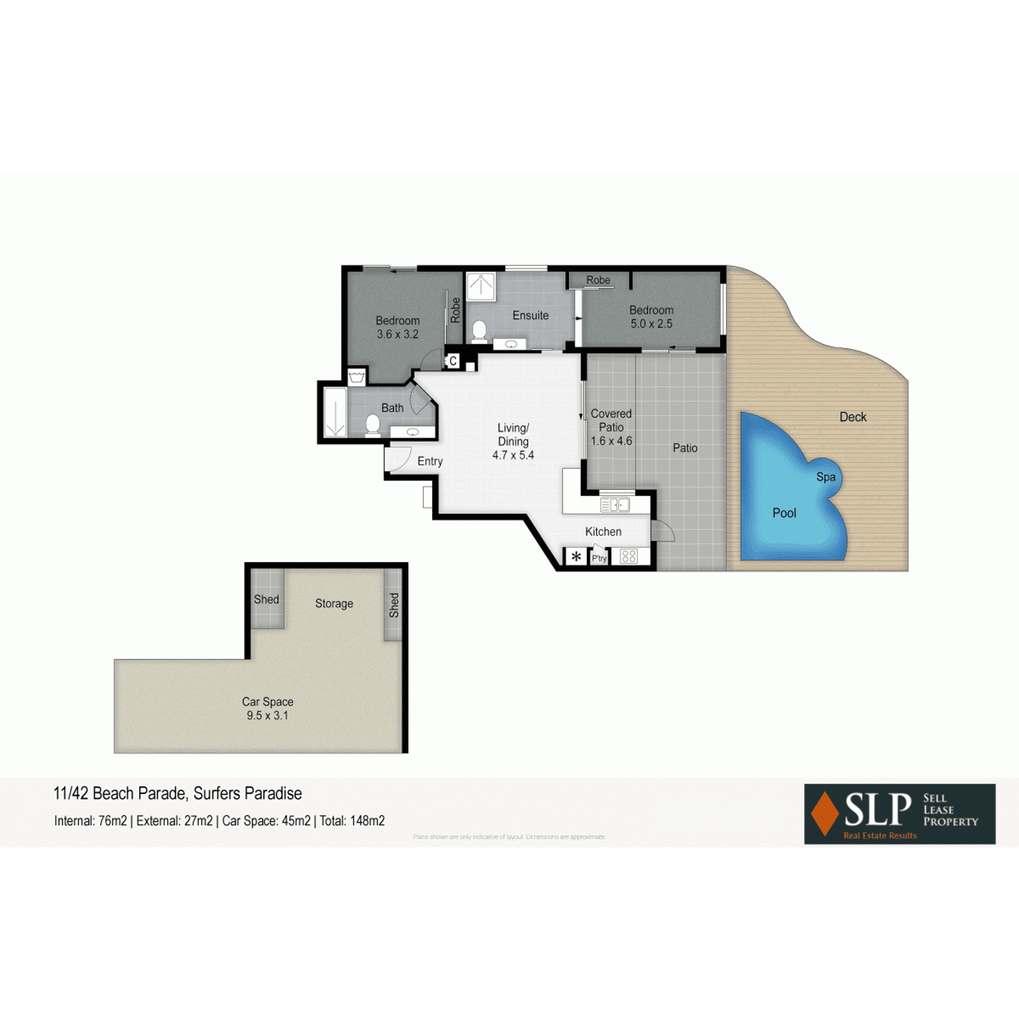 Floorplan of Homely unit listing, 11/42 Beach Parade, Surfers Paradise QLD 4217