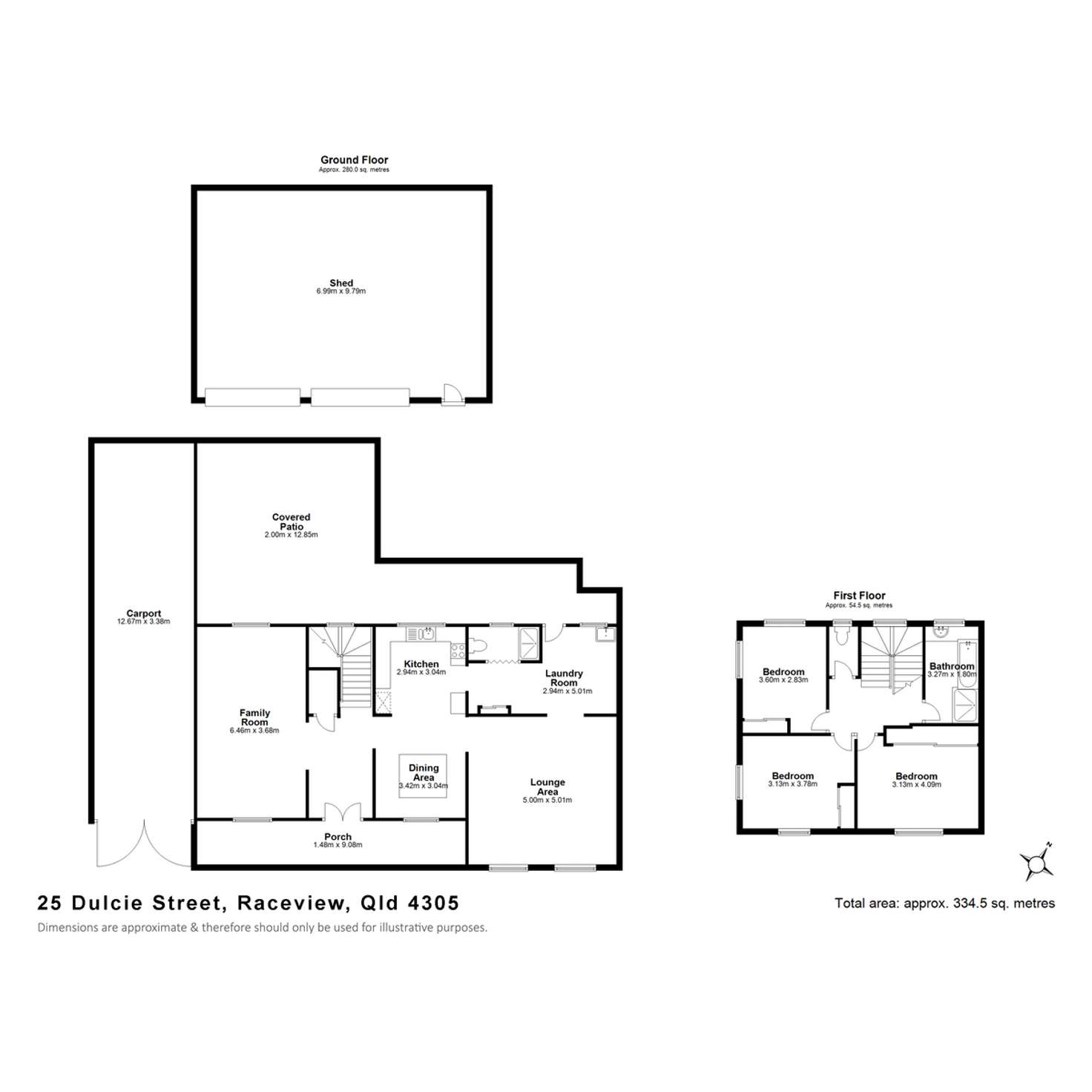 Floorplan of Homely house listing, 25 Dulcie Street, Raceview QLD 4305