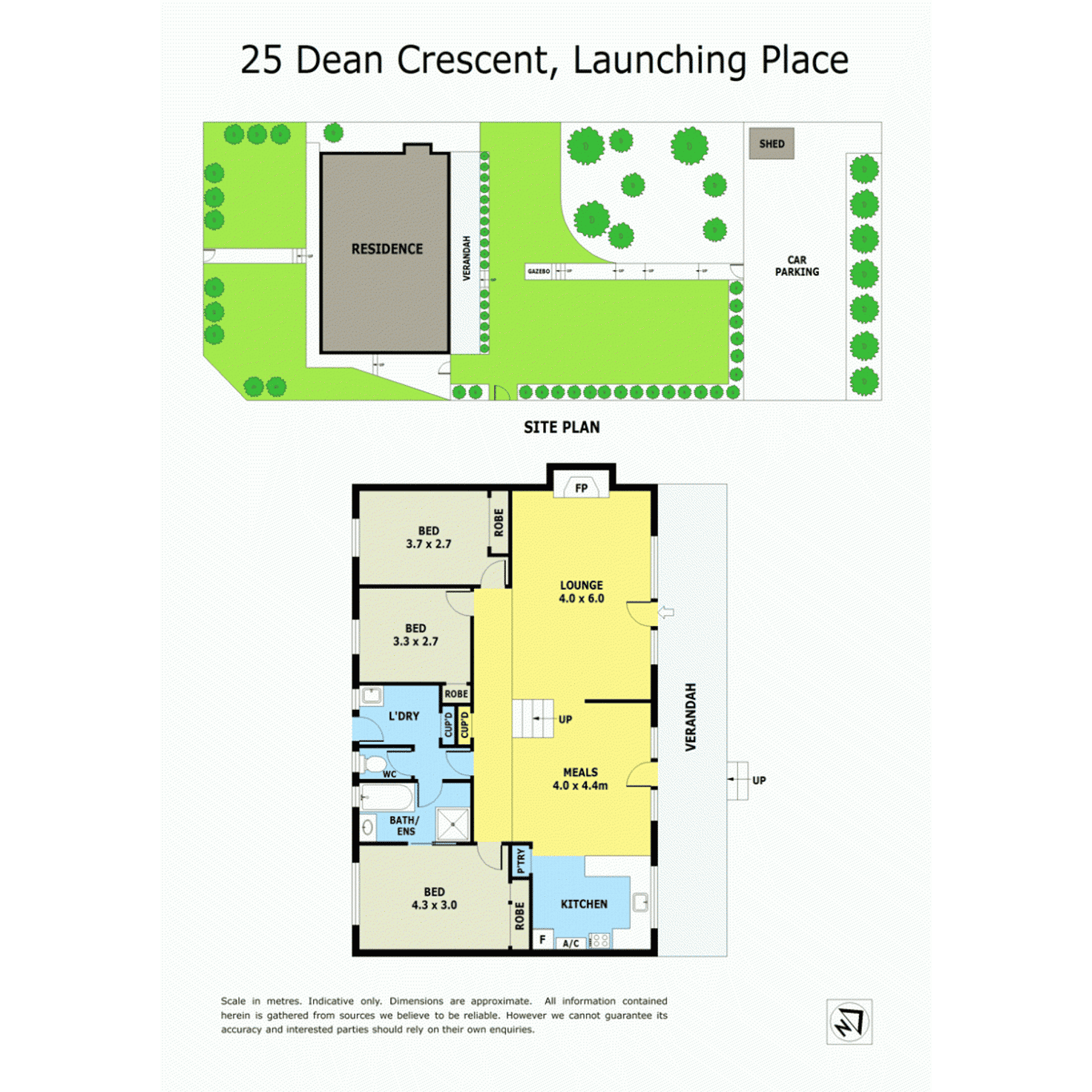 Floorplan of Homely house listing, 25 Dean Crescent, Launching Place VIC 3139