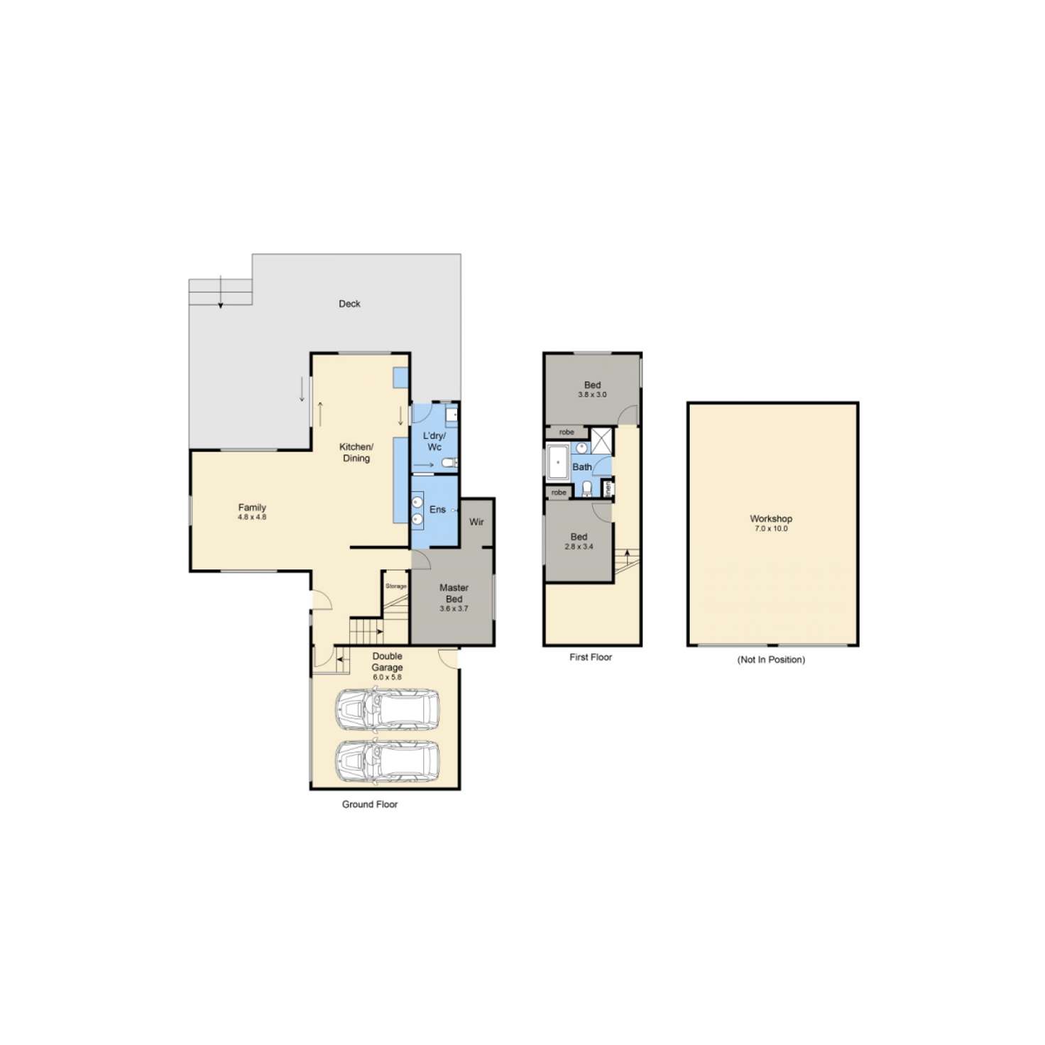 Floorplan of Homely house listing, 77 Rainier Avenue, Dromana VIC 3936