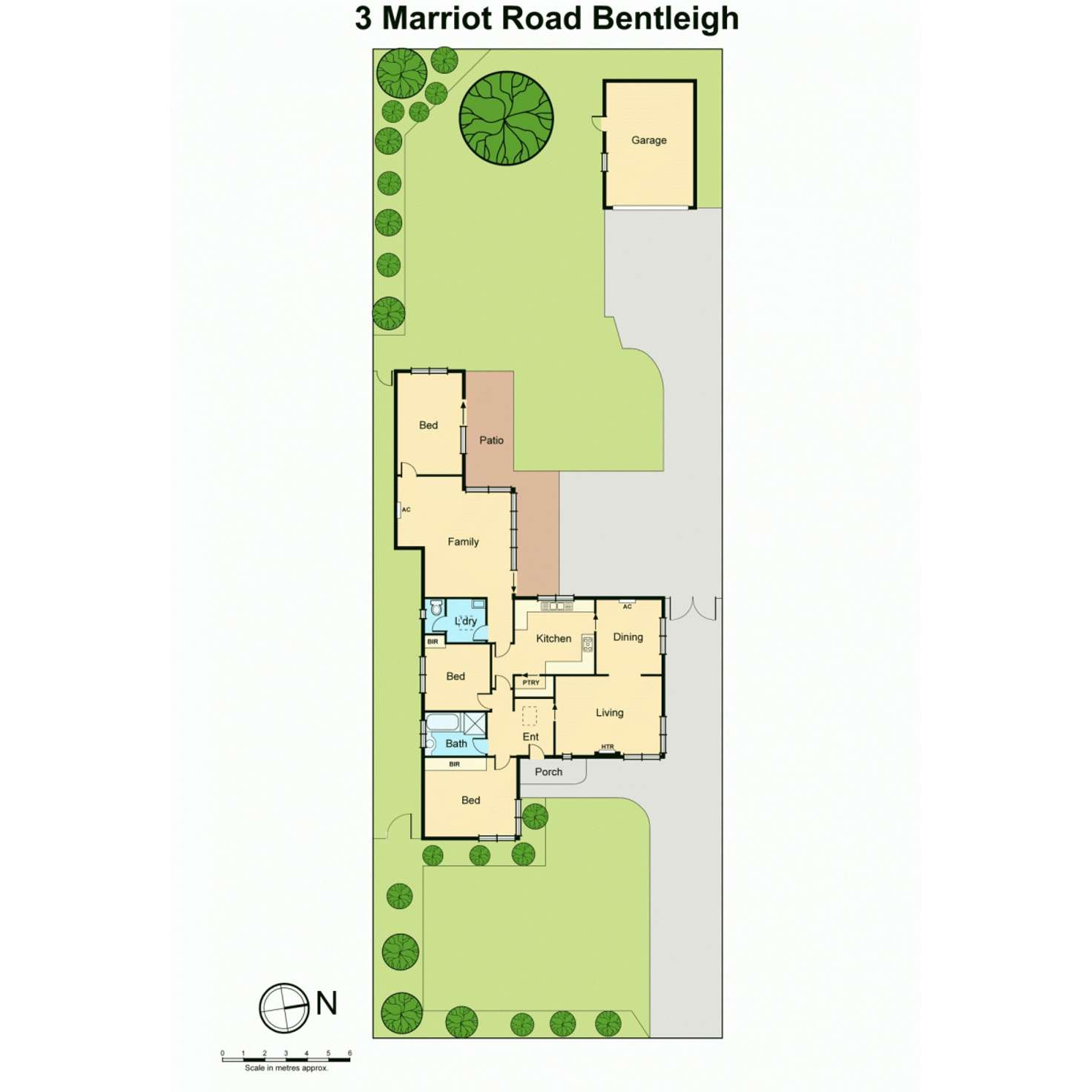 Floorplan of Homely house listing, 3 Marriott Road, Bentleigh VIC 3204