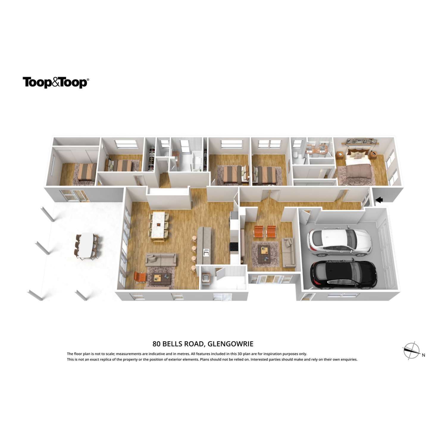 Floorplan of Homely house listing, 80 Bells Road, Glengowrie SA 5044