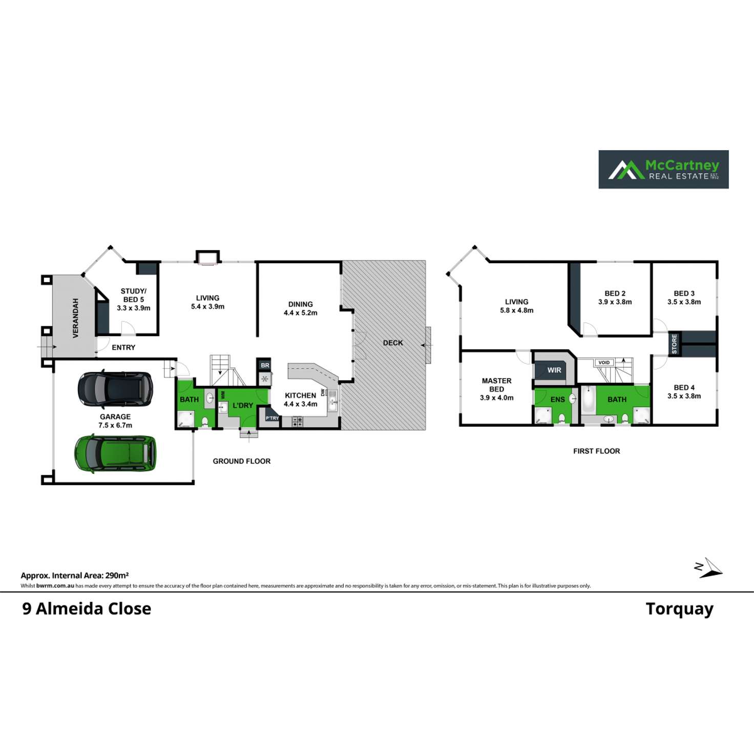 Floorplan of Homely house listing, 9 Almeida Close, Torquay VIC 3228