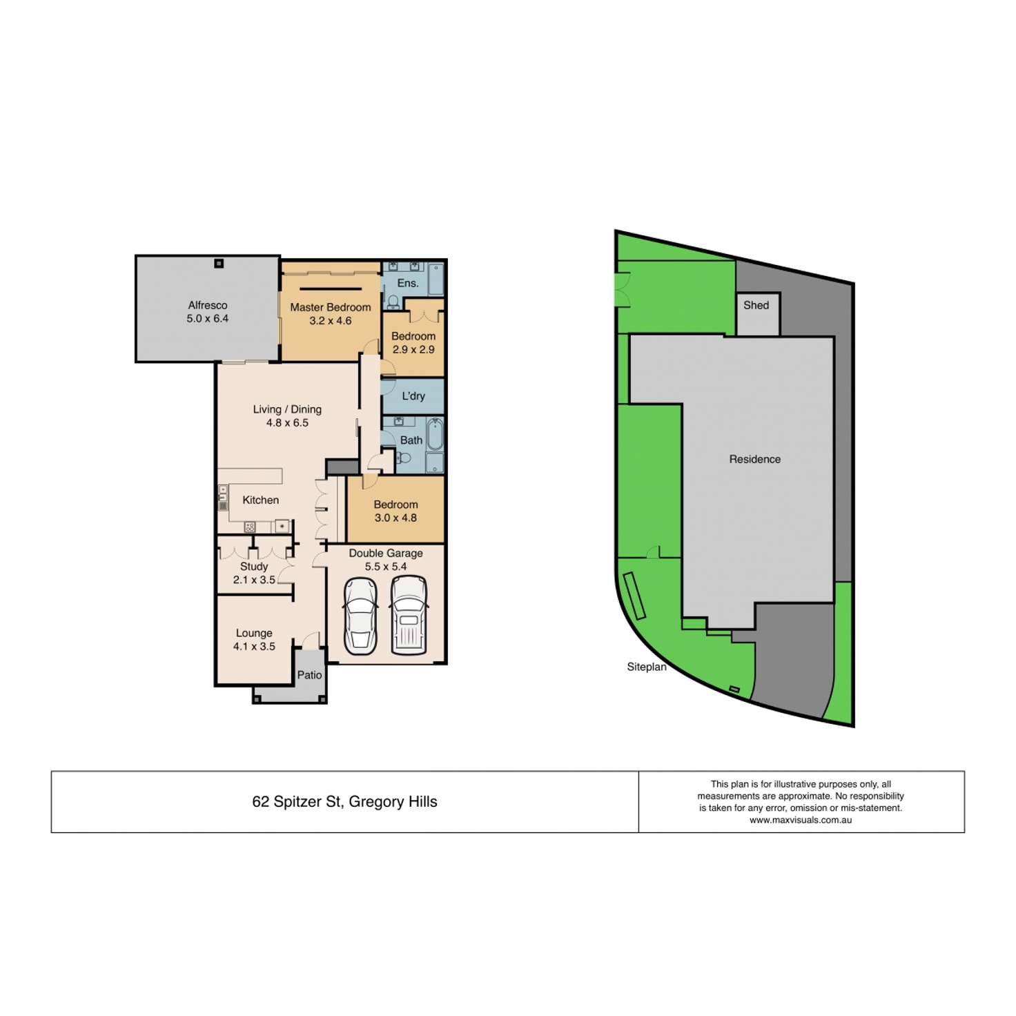 Floorplan of Homely house listing, 62 Spitzer Street, Gregory Hills NSW 2557