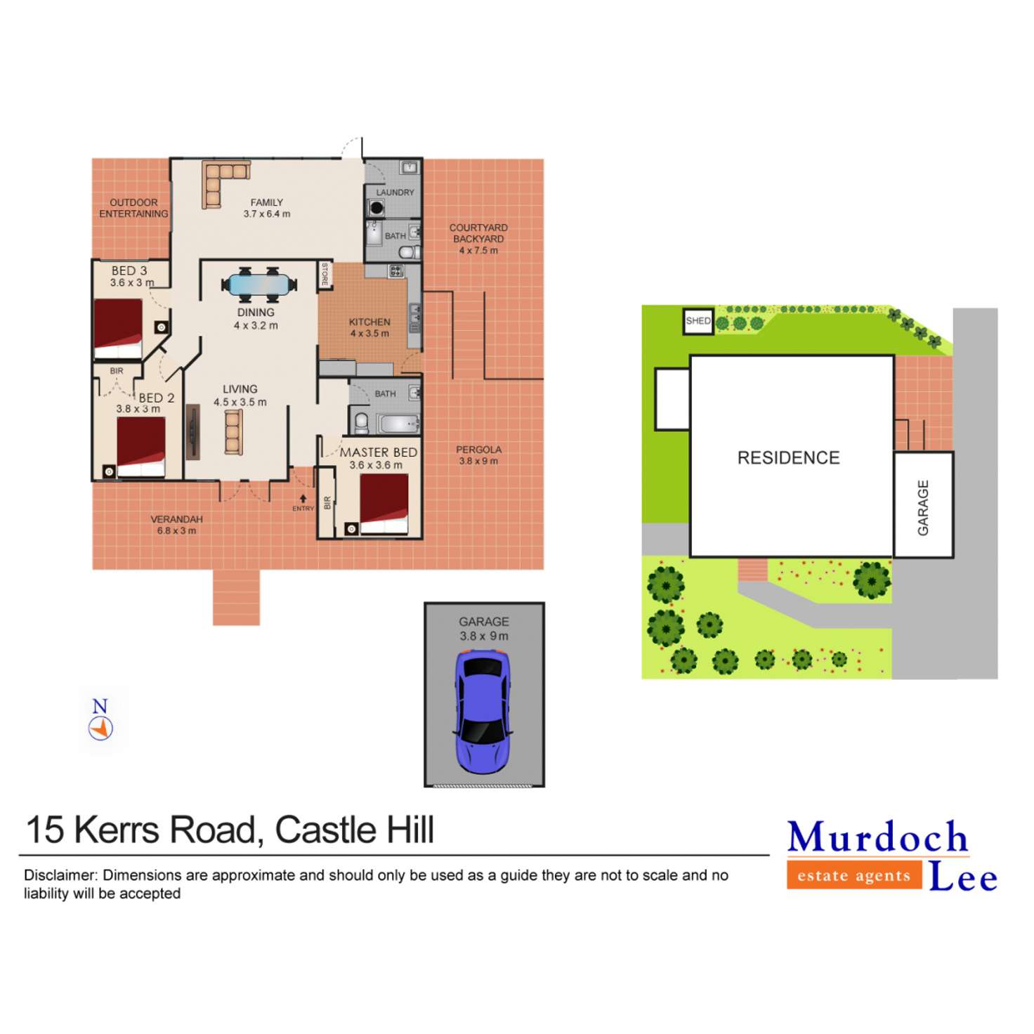 Floorplan of Homely house listing, 15 Kerrs Road, Castle Hill NSW 2154