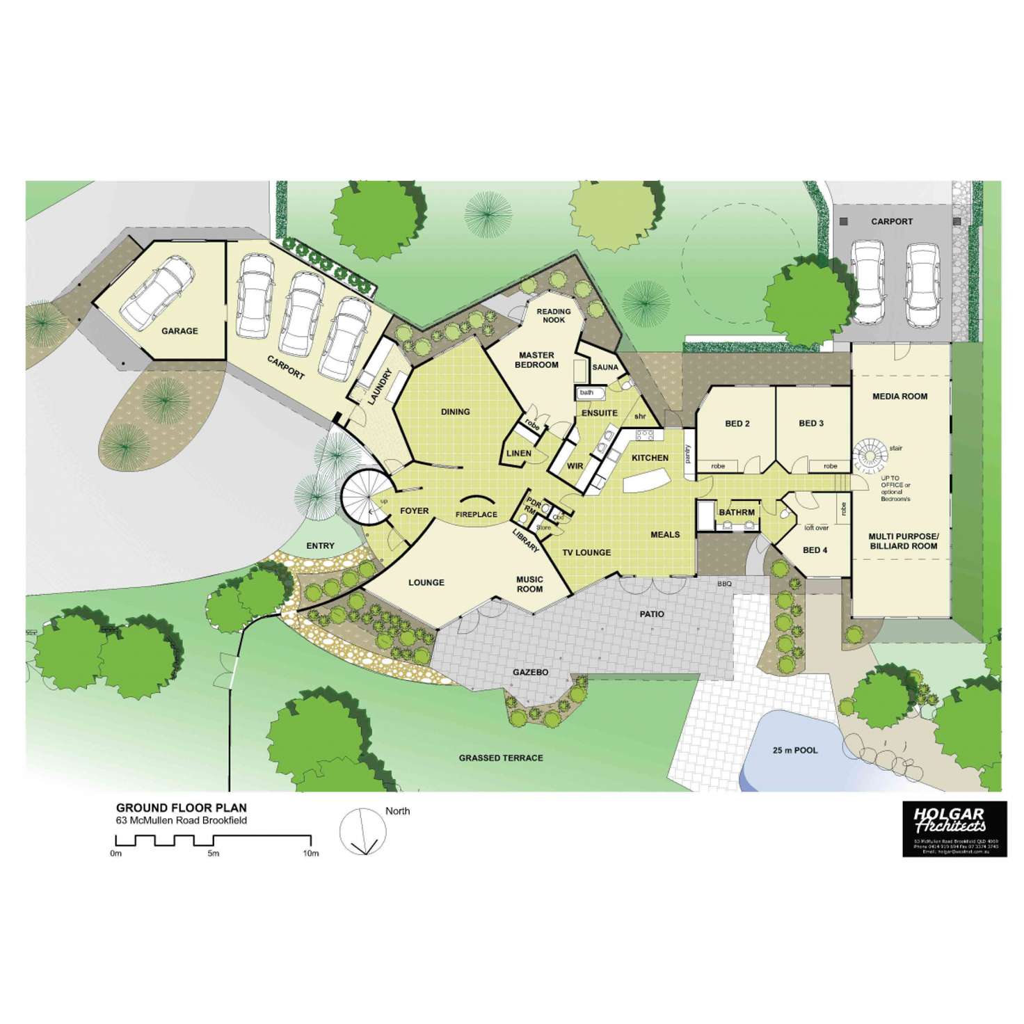 Floorplan of Homely acreageSemiRural listing, 63 McMullen Road, Brookfield QLD 4069