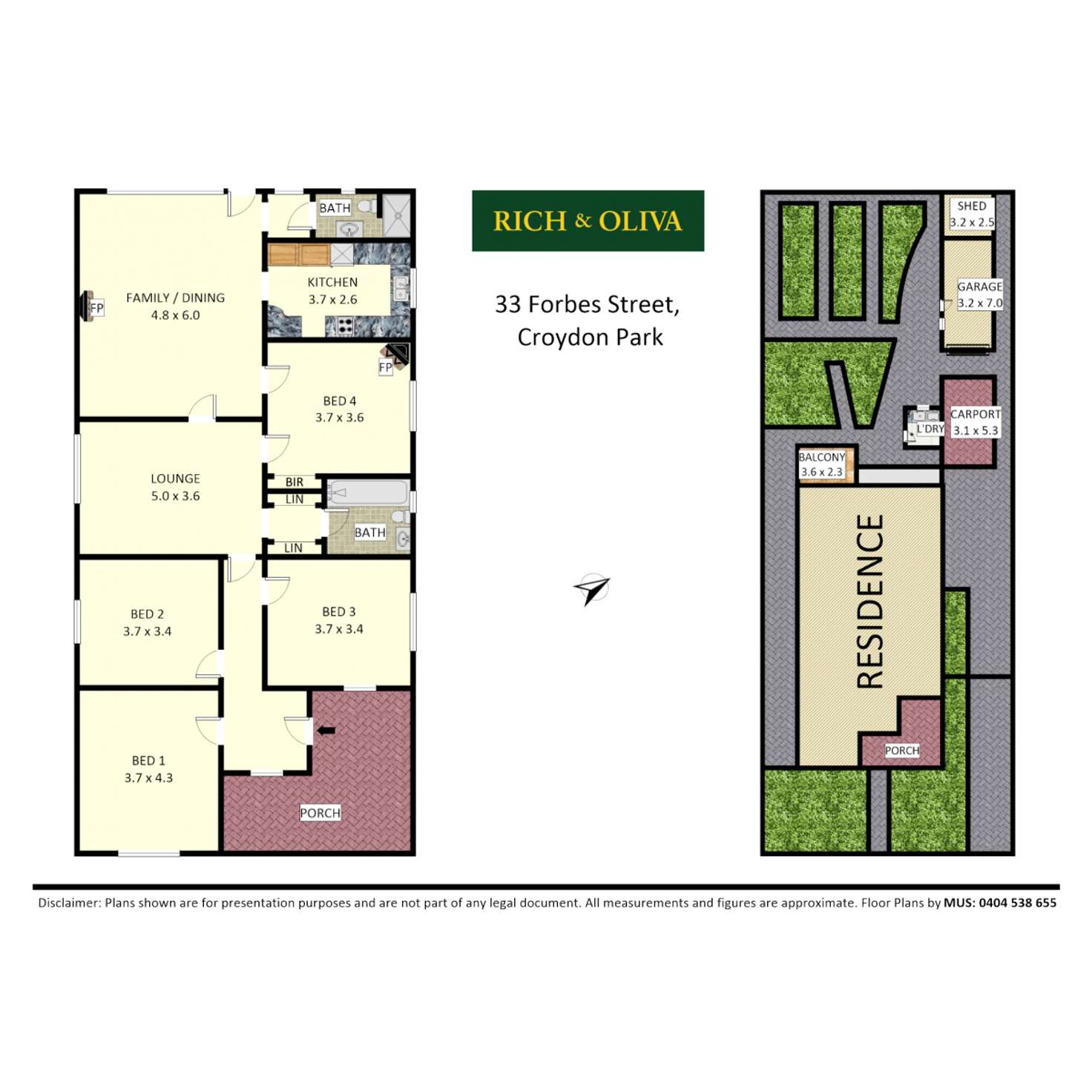 Floorplan of Homely house listing, 33 Forbes Street, Croydon Park NSW 2133
